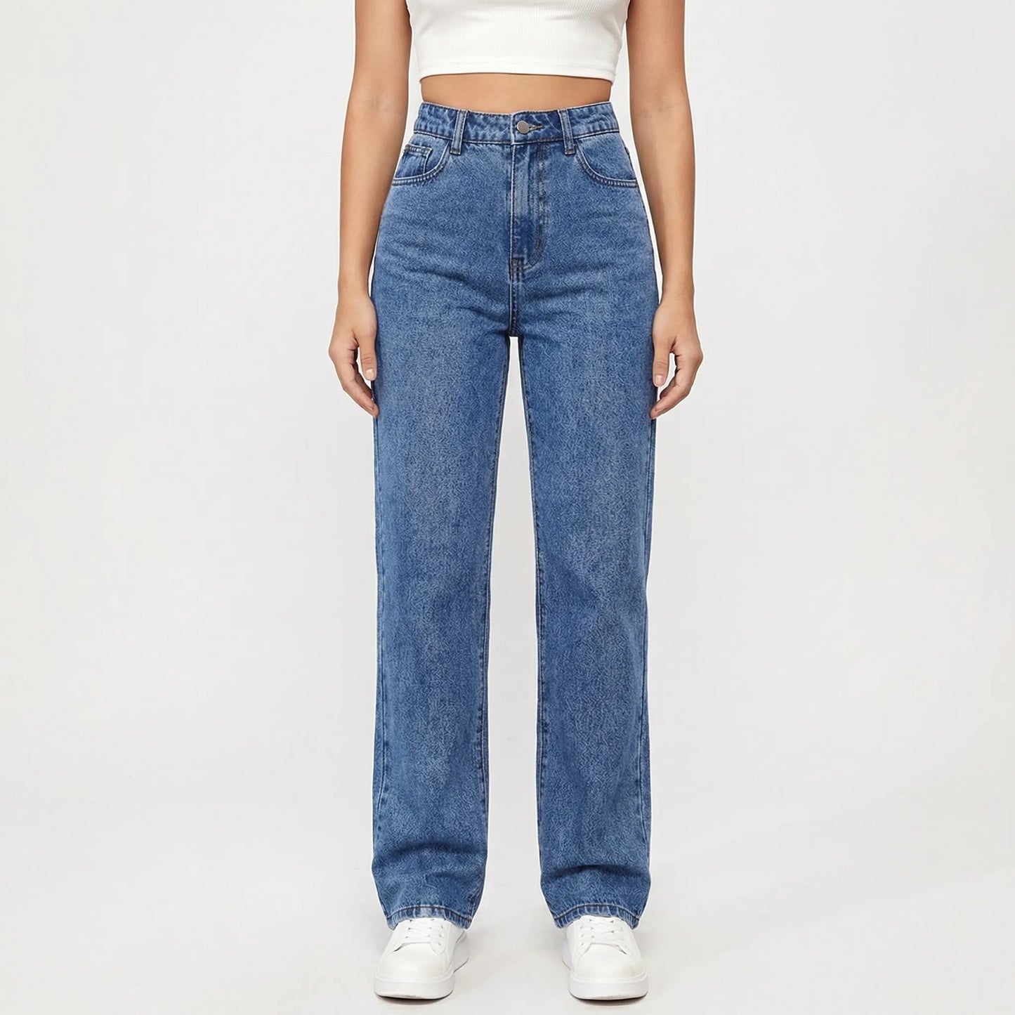 Waistara | High-Waist Straight-Leg Women's Jeans