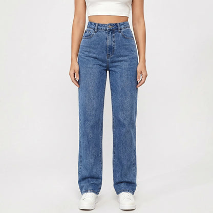 Waistara | High-Waist Straight-Leg Women's Jeans