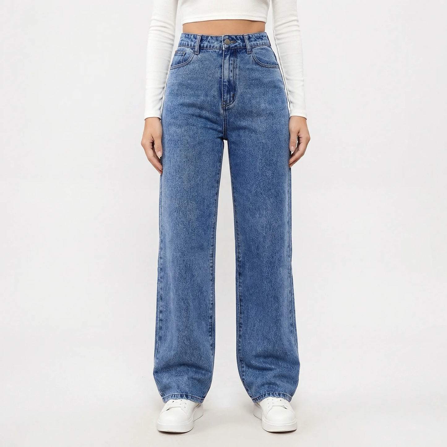 Waistara | High-Waist Straight-Leg Women's Jeans