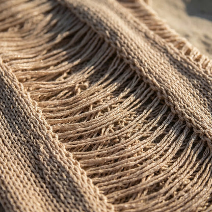 Waverift | Open-Knit Distressed Beach Cover-Up