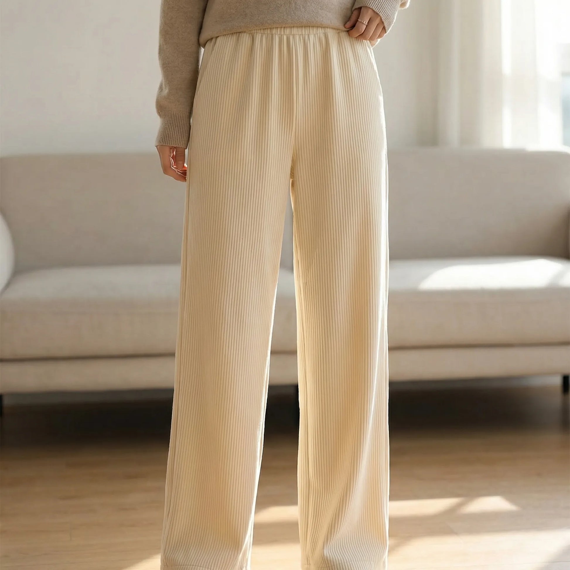 Wintrel | Wide-Leg Corduroy Trousers For Women