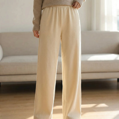 Wintrel | Wide-Leg Corduroy Trousers For Women