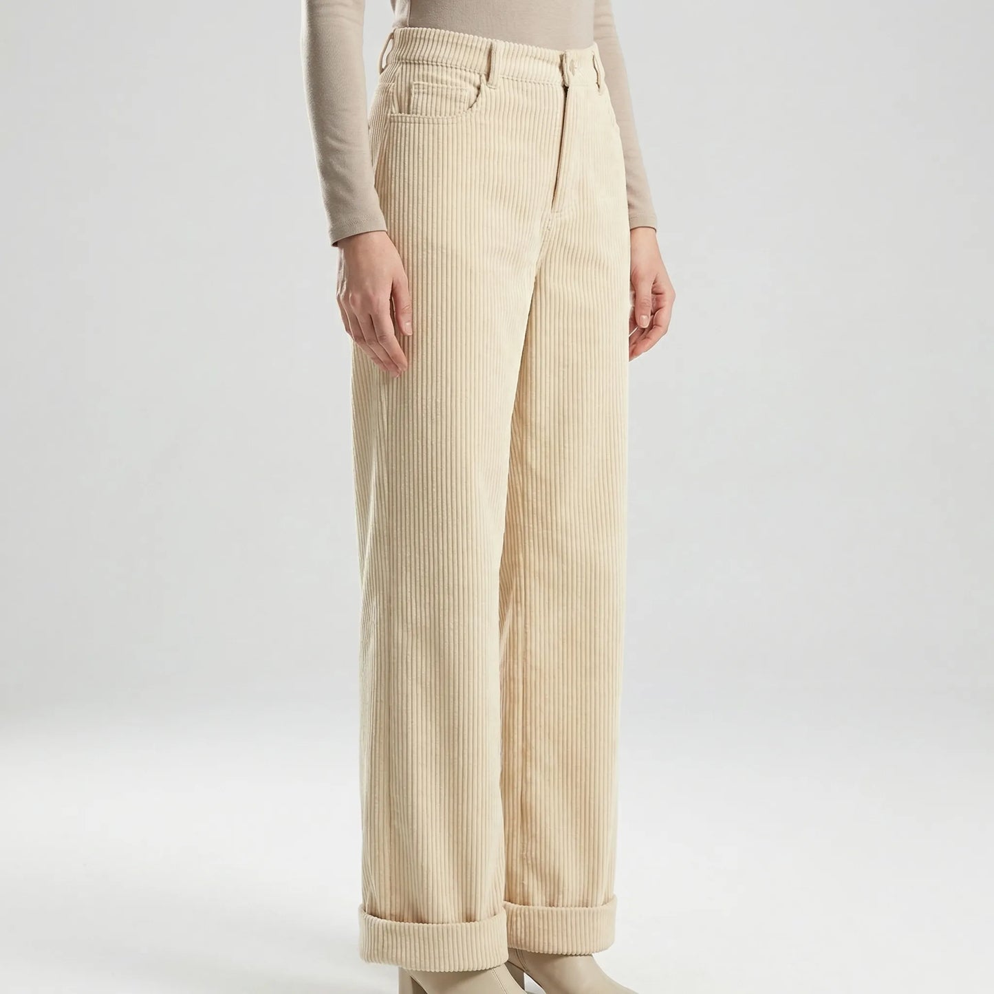 Wintrel | Wide-Leg Corduroy Trousers For Women