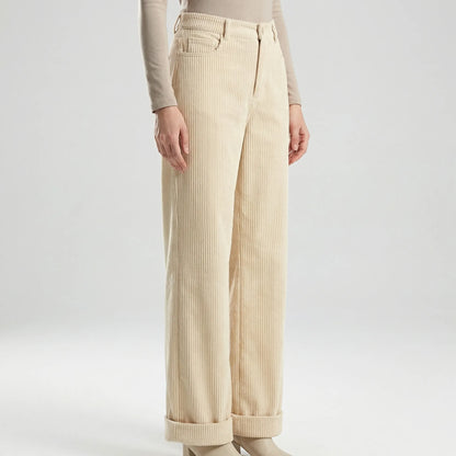 Wintrel | Wide-Leg Corduroy Trousers For Women