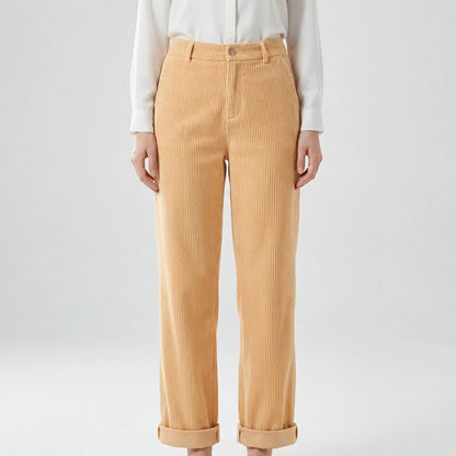 Wintrel | Wide-Leg Corduroy Trousers For Women