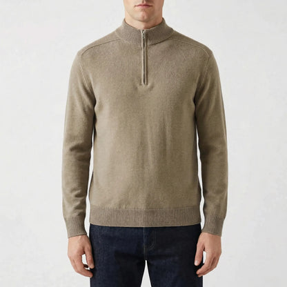 Wollvex | Half-Zip Knit Pullover For Men