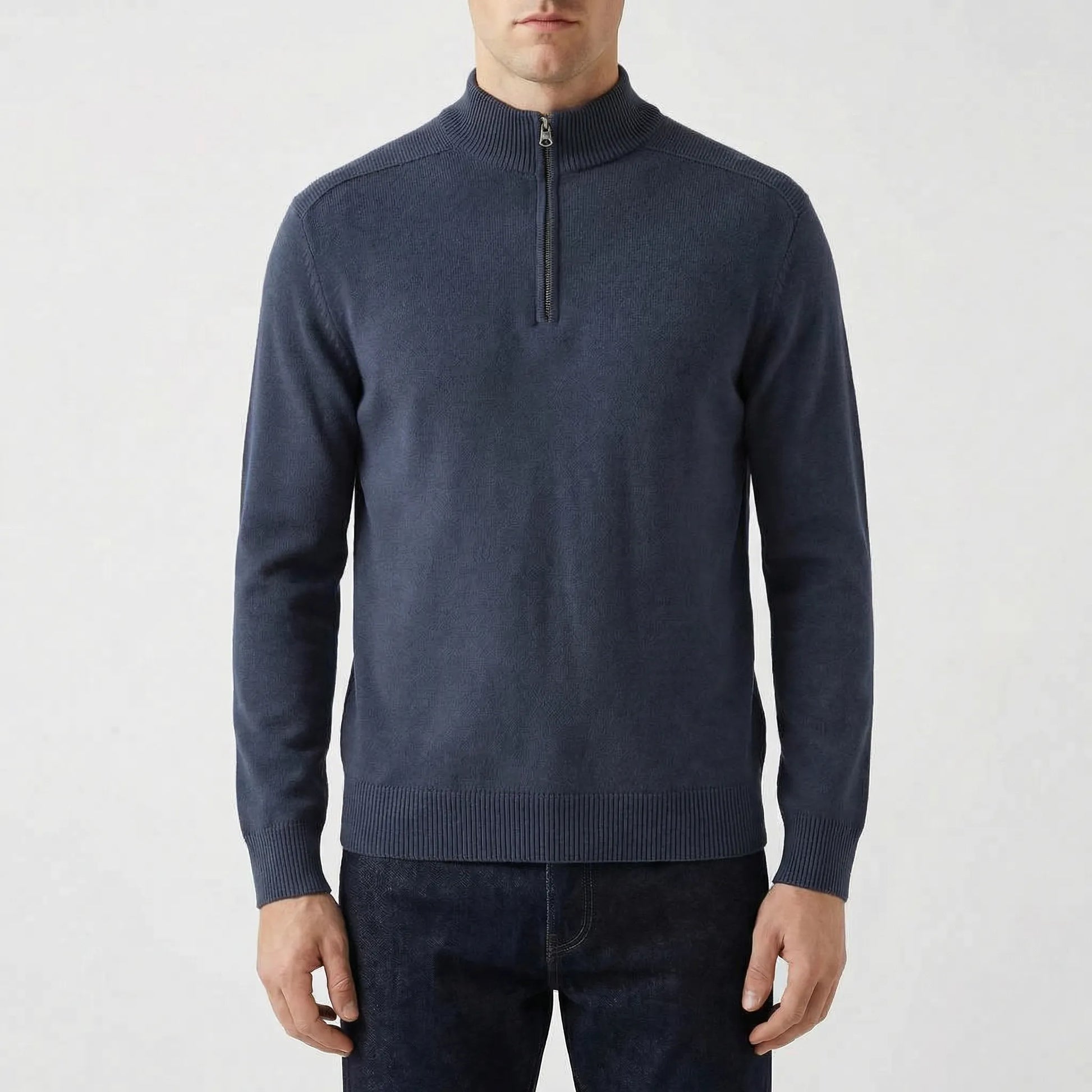 Wollvex | Half-Zip Knit Pullover For Men