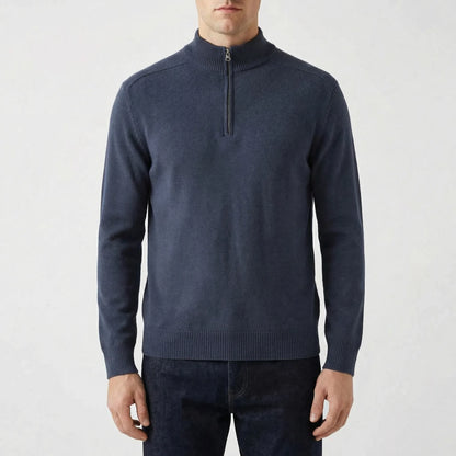 Wollvex | Half-Zip Knit Pullover For Men