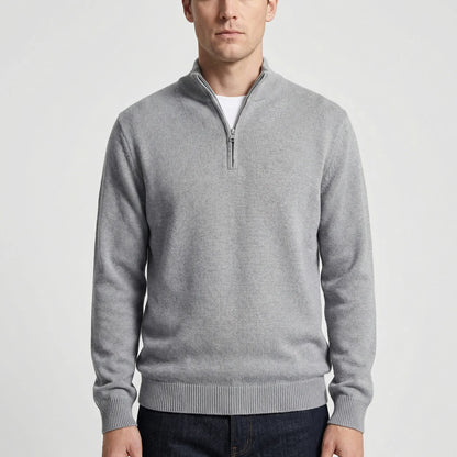 Wollvex | Half-Zip Knit Pullover For Men