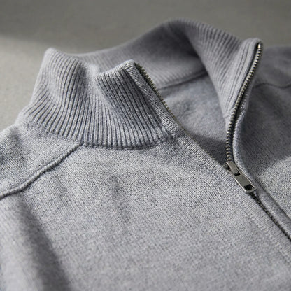 Wollvex | Half-Zip Knit Pullover For Men