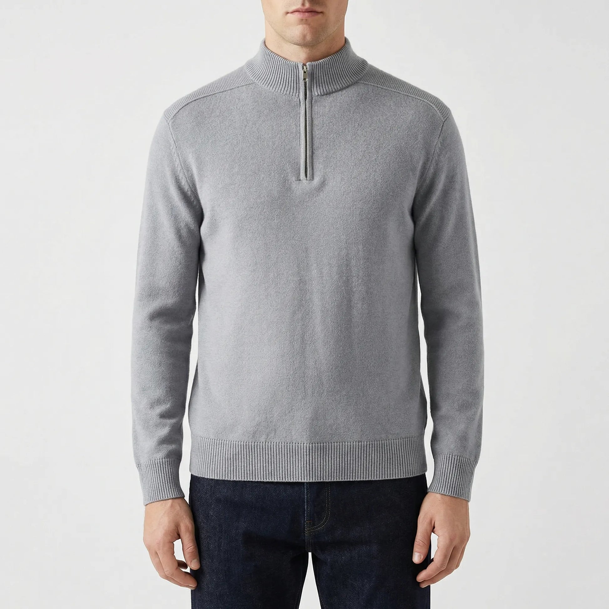 Wollvex | Half-Zip Knit Pullover For Men