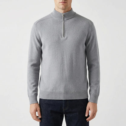 Wollvex | Half-Zip Knit Pullover For Men