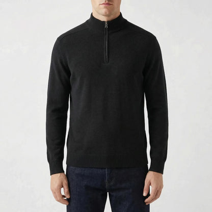 Wollvex | Half-Zip Knit Pullover For Men