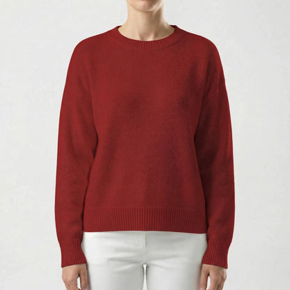 Wovelle | Relaxed Fit Round-Neck Knit Jumper