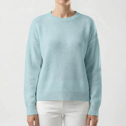Wovelle | Relaxed Fit Round-Neck Knit Jumper