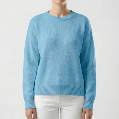 Wovelle | Relaxed Fit Round-Neck Knit Jumper